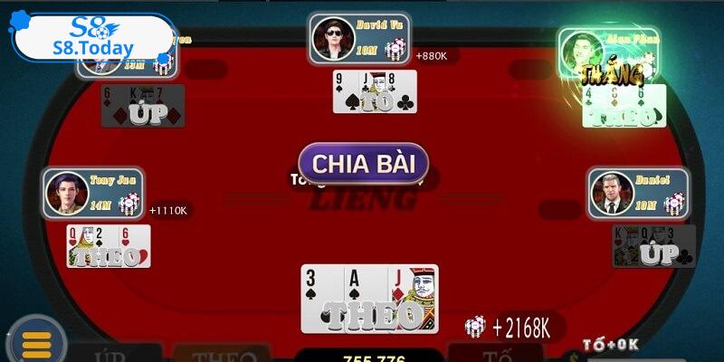 Các hành động trong ván Liêng