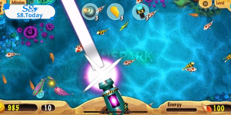 Chiến thuật "chơi ria" tiết kiệm đạn trong game bắn cá săn Rồng Vàng