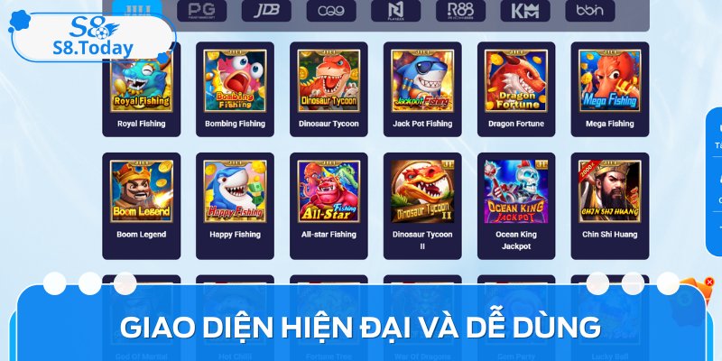 Giao diện app thiết kế hiện đại mang tính trực quan cao