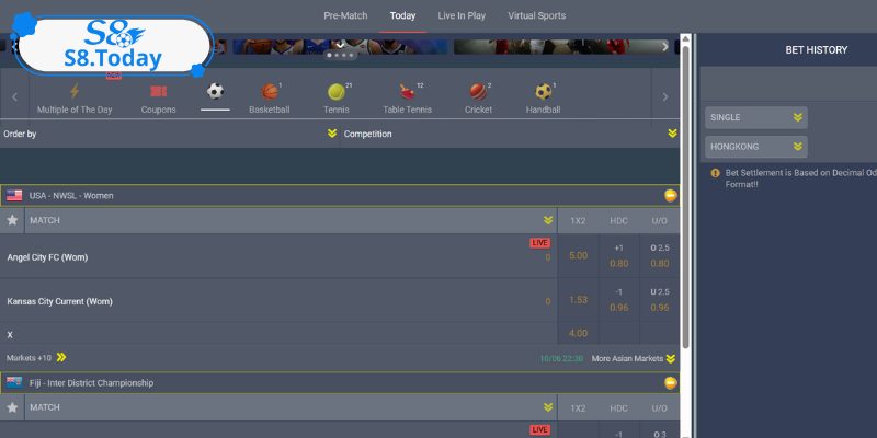 Theo dõi kết quả môn thể thao S8 và quản lý vốn chặt chẽ
