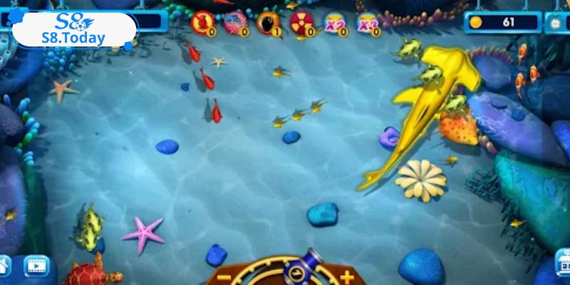 Thiết kế đồ họa sảnh bắn cá S8 3D sắc nét