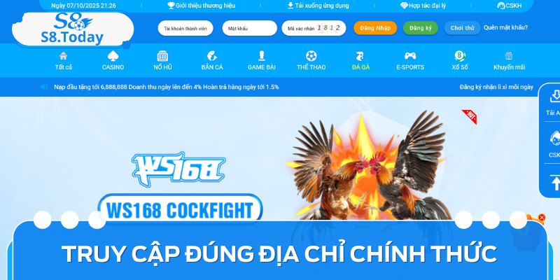 Truy cập vào website chính thức theo đường link an toàn